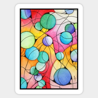 Abstract Art Sticker